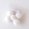 Bee Creative Large 1" Pom Poms 5 pk - Simply White - Retiring